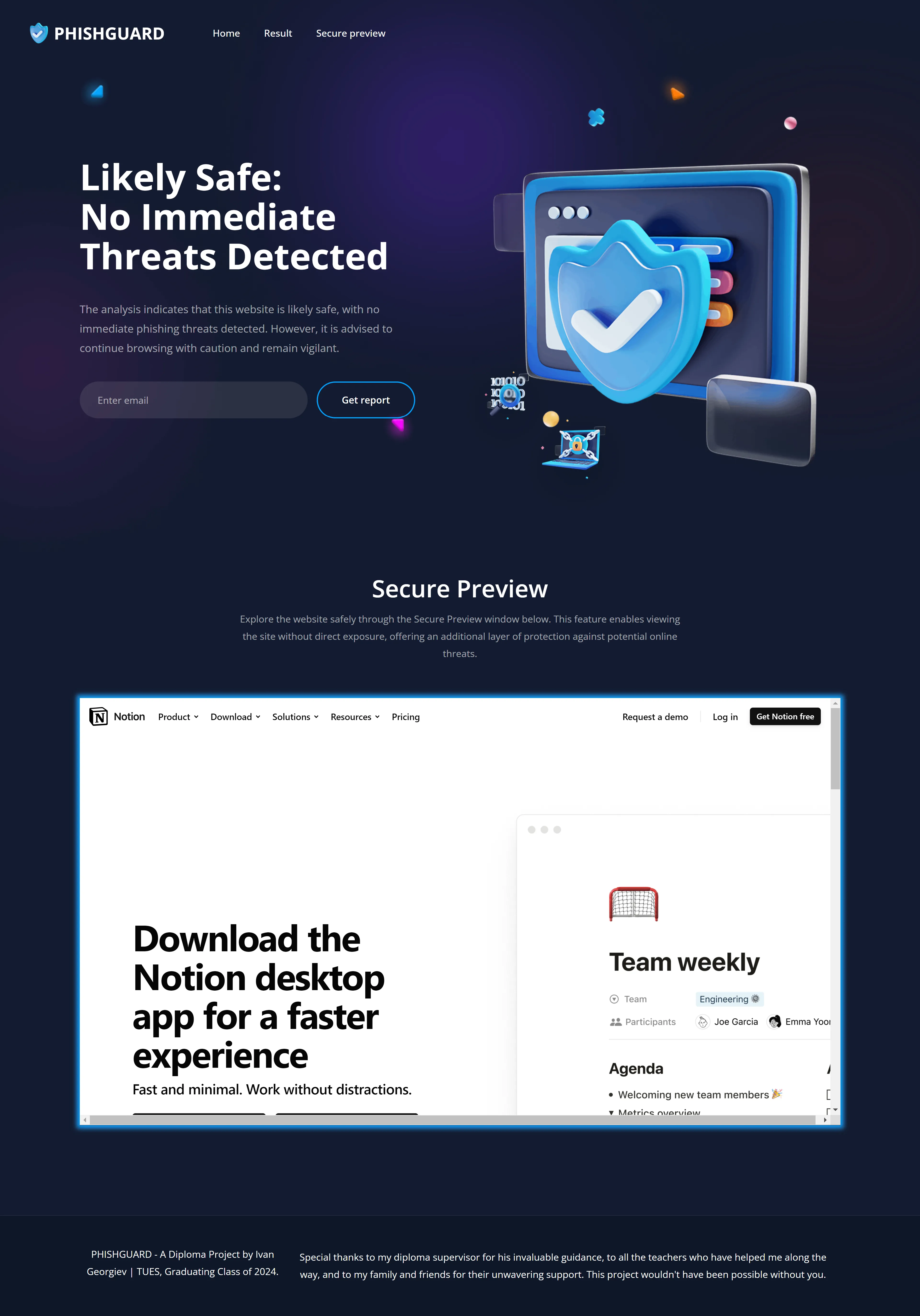 снимка 2 от проект PHISHGUARD