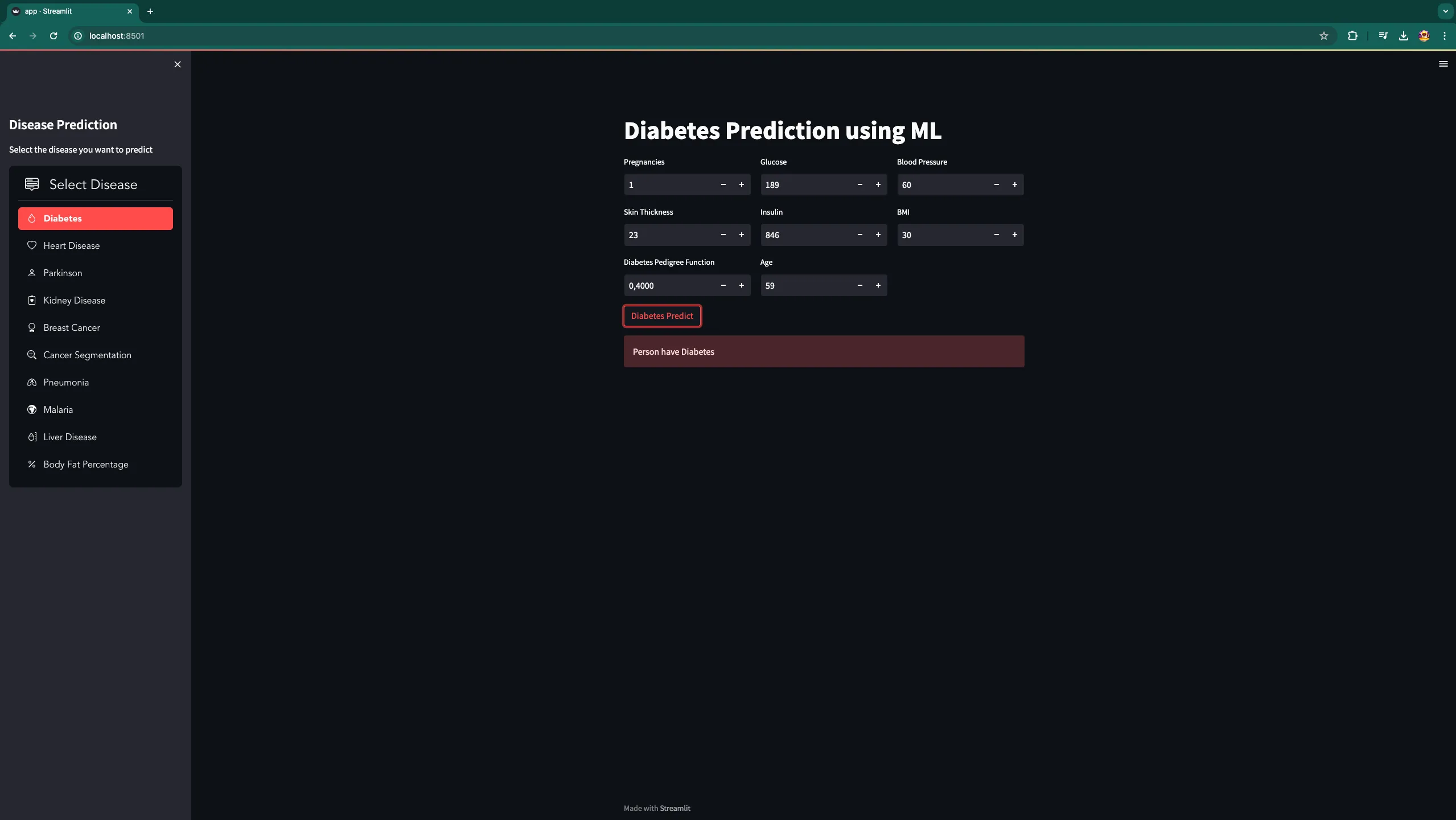 снимка 2 от проект Diagnosify