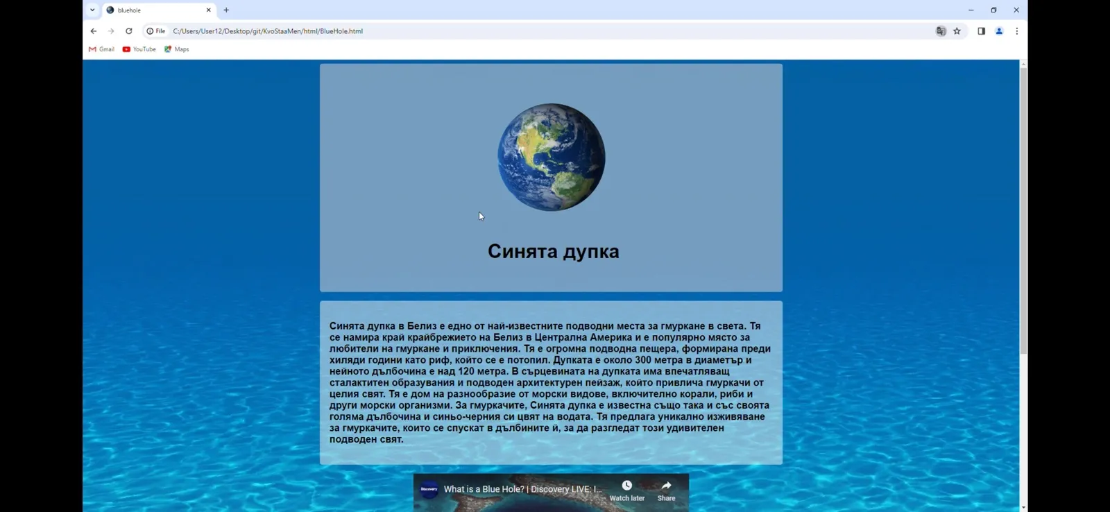 снимка 4 от проект Опознайте Световния океан