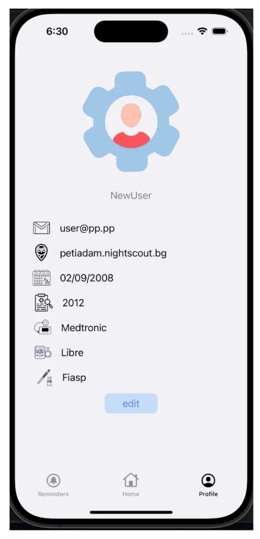 снимка 4 от проект DiaHelper